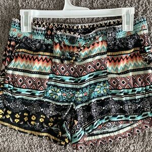 American Rag aztec draw string shorts